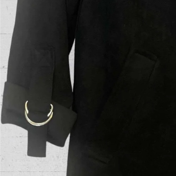 Kut From the Kloth Faye long black faux suede blazer. .Size large. - Picture 4 of 8